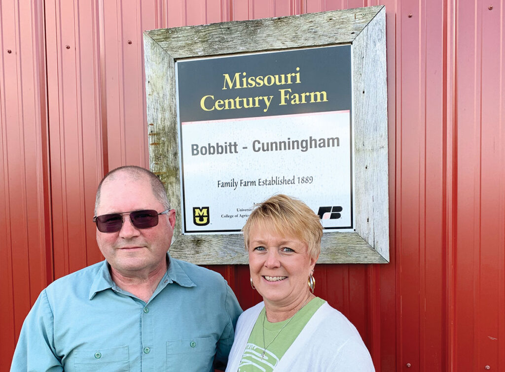 Tracy (Cunningham) Bobbitt and her husband Mac Bobbitt own 320 acres in Conway, Missouri. The farm became an official Century Farm in 2015. Photo by Amanda Bradley. 