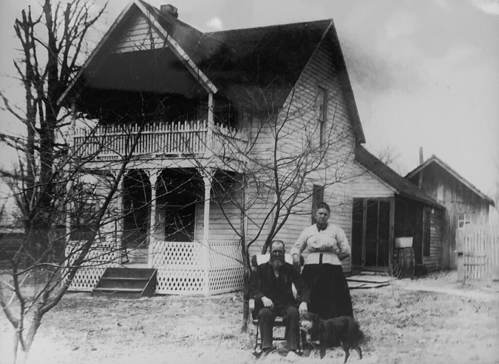 The original Cunningham home in 1889. It housed many family members and hosted many meals over the decades. Submitted Photo. 
