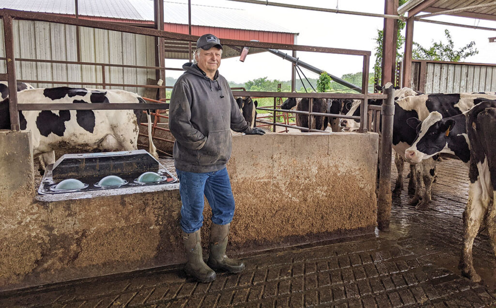 Dwight Fry and his family began Ozark Mountain Creamery in 2009 as a make or break option for their dairy farm. Photo by Eileen Manella.