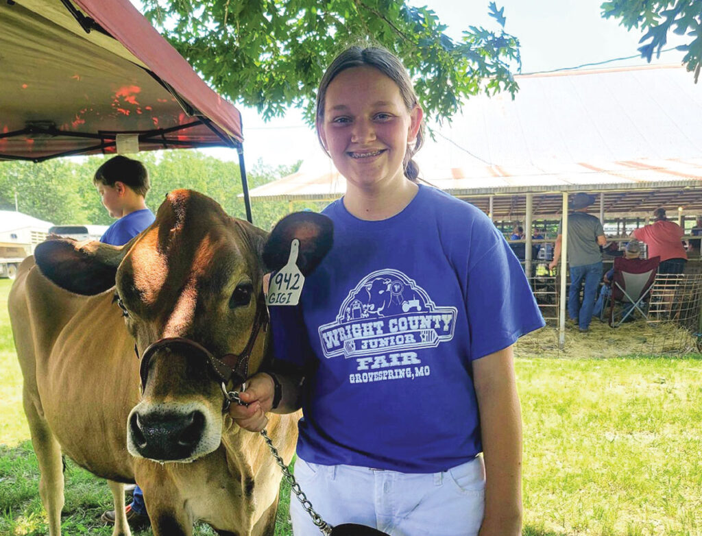 Jenna Brixey of Norwood, Missouri is a member of the Skyline 4-H Club. She is the daughter of James and Jana Brixey.