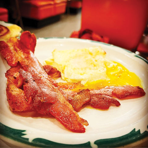 Bacon and eggs from Cooky's Restaurant. Submitted Photo. 