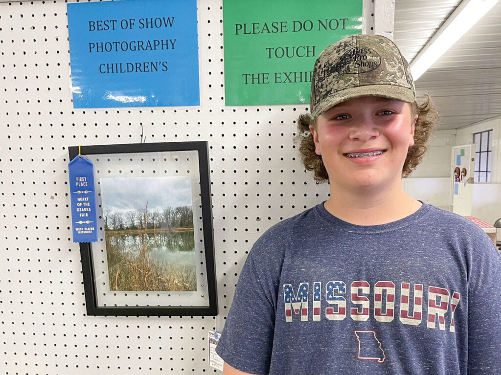 Ian Kurtz of Pomona, Missouri is a member of the Rockin Ranchers 4-H Club. He is the son of Michelle and Jamie Kurtz. Submitted Photo. 