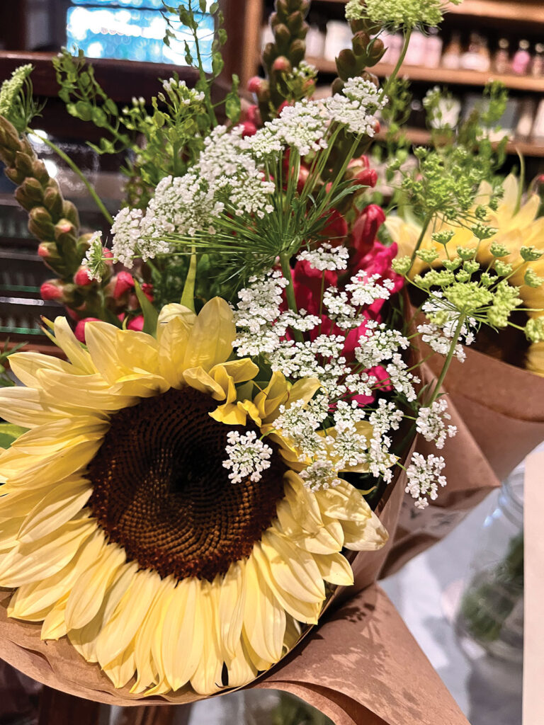 The Workshop offers several hands-on workshops from picking fresh-grown wildflowers and learning how to cut the stems and make beautiful bouquets. Submitted Photo. 