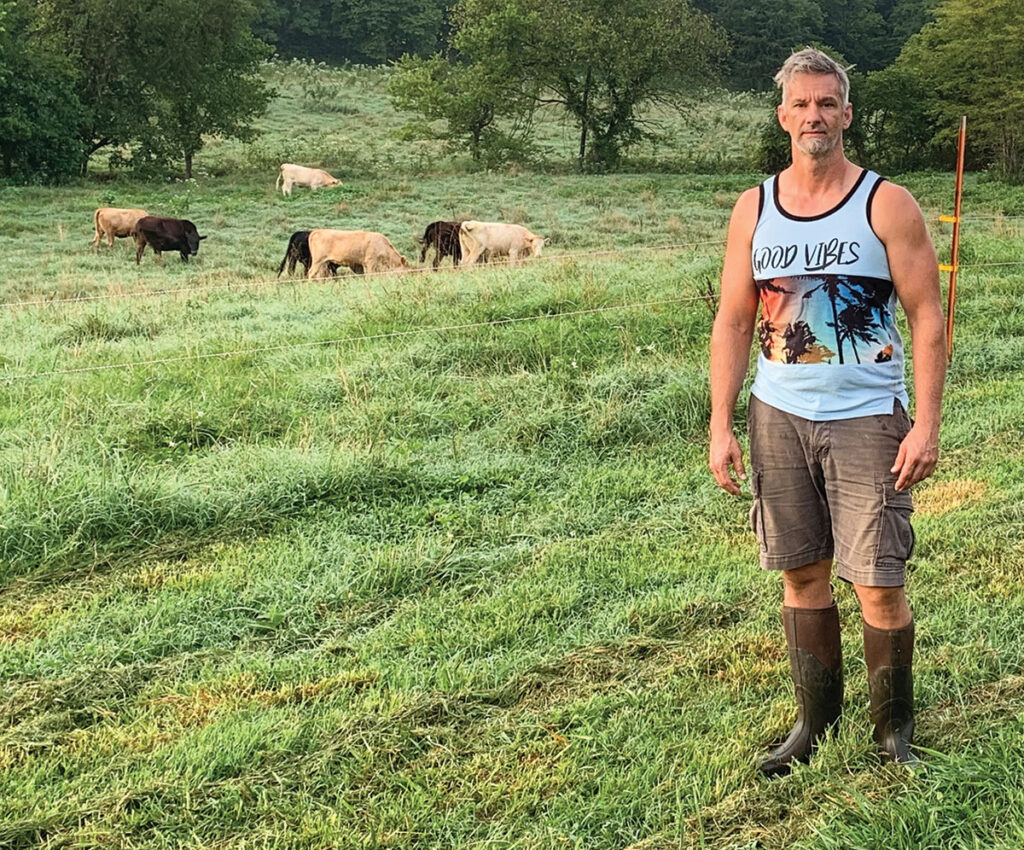 Kevin and Rebecca Ault stockpile their grass because they don't overgraze it. Rotational grazing by species is an important component with the largest species ideally grazing a section first. Submitted Photo. 