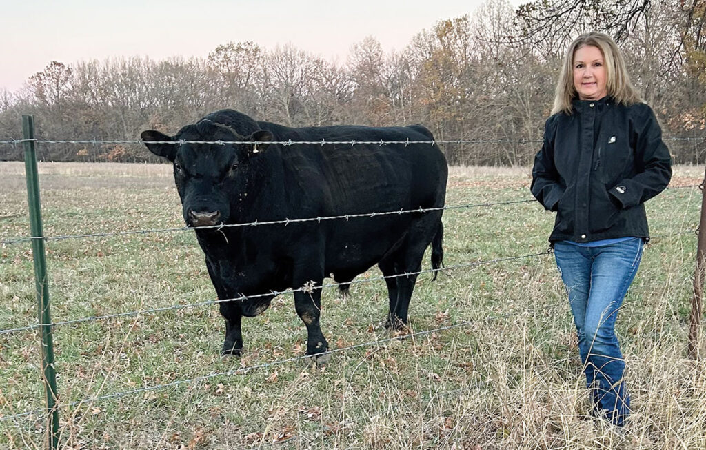 Susan Abbott is a ninth-generation farmer in St. Clair County, Mo. She credits her late father with her love for the industry. Submitted Photo. 
