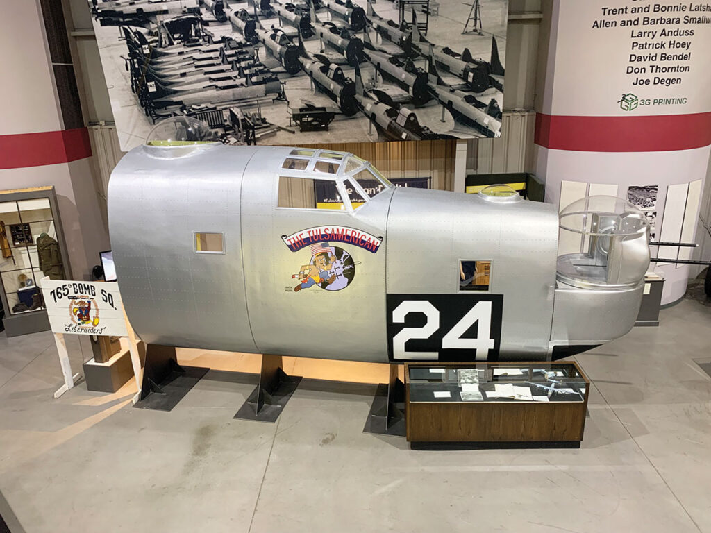 The Tulsaamerican B-24 Exhibit. Submitted Photo. 