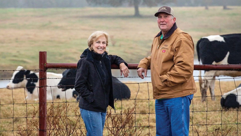 Bill and Delia Haak 
have operated a dairy farm since 1979. Contributed Photo. 