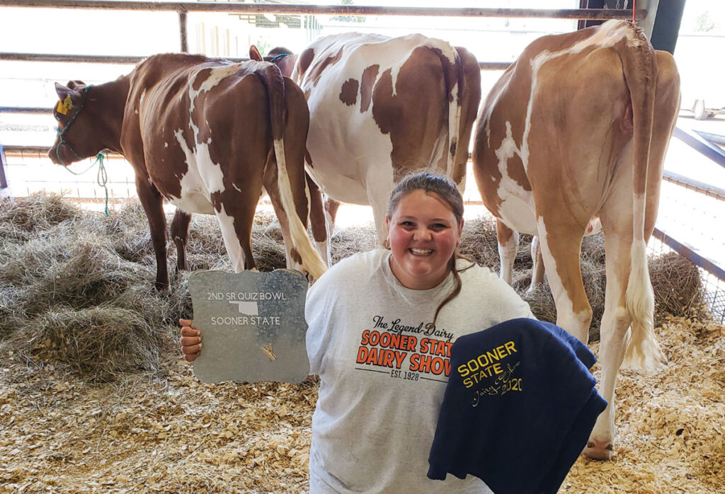 Ava Andrews’ love for show cattle and FFA allows her to share both with younger kids. Contributed Photo.