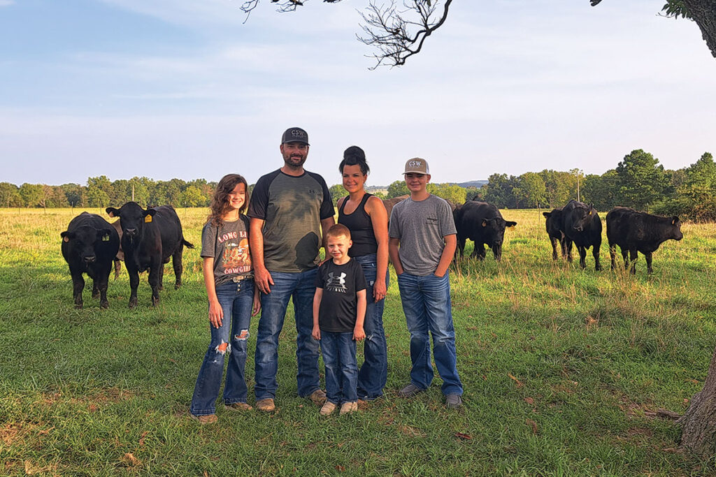 CSW Farms began their cattle operation a decade ago with four heifers. Photo by Eileen J. Manella. 
