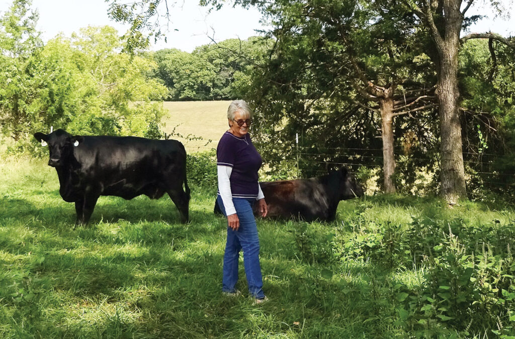 Deana Oliver says the best beef comes from the best genetics. Photo by Kevin Thomas. 