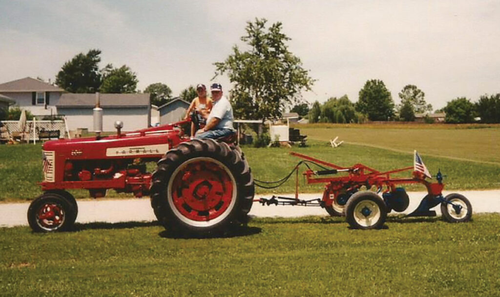 Larry Buckles of Nevada, Mo., remembers his favorite Farmall tractor. Contributed Photo. 