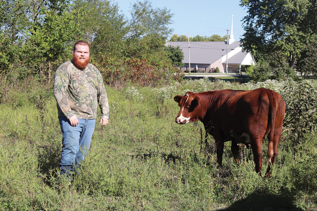Chance Gonnam said being a cattle producer was never a goal for him, until he discovers regenerative agriculture. Photo by Julie Turner-Crawford. 