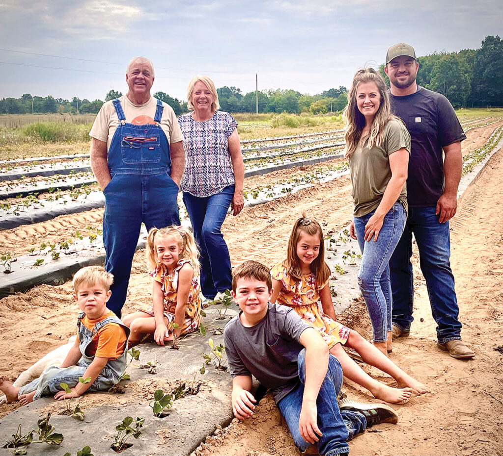 Three generations are enjoying the farm life at C&S Farms. Photo by Jaynie Kinnie-Hout. 