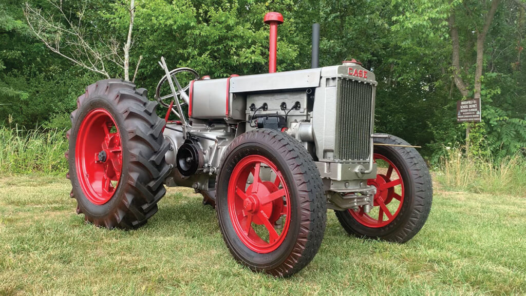 The biggest challenge to restoring the tractor was finding parts and the fabrication work, Caleb said. Parts for a Case Model CC were almost non-existent. Contributed Photo. 