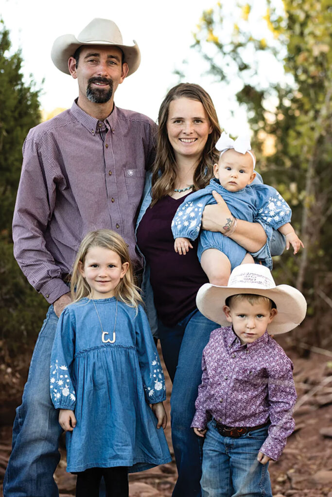 Cameron and Jacquelyn Whetten tried ranching with Cameron’s family in his native Mexico after they were married, but it was tough. Contributed Photo. 