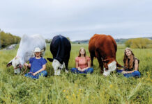 Three Girls on a Mission with their Cattle Projects